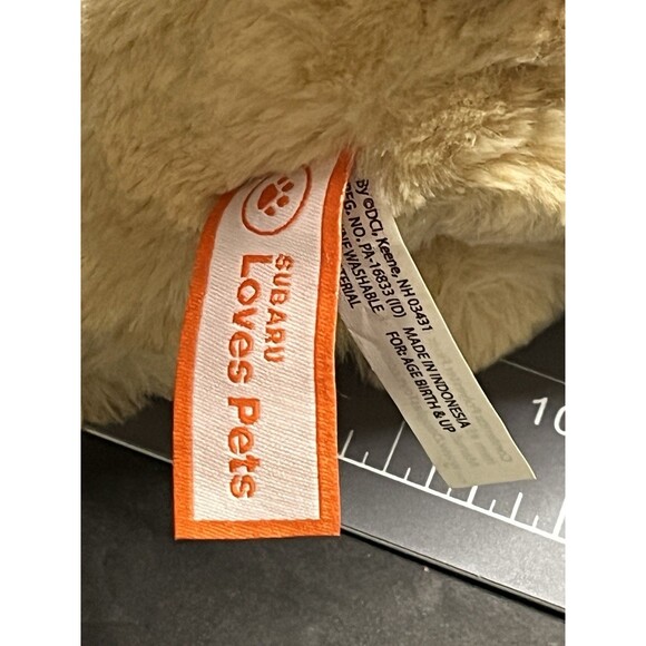 Subaru Loves Pets Douglas Dog Plush Yellow Labrador Lab Golden Stuffed Animal - Picture 11 of 11